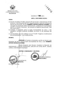 ARDENAS GALLEGUILLOS DECRETO N° 188 /2014 a) Decreto