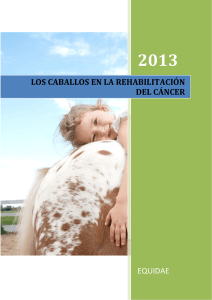 LOS CABALLOS EN LA REHABILITACIÓN DEL CÁNCER