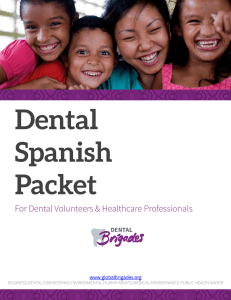 Dental Spanish Packet