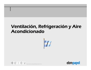 Ventilación, Refrigeración y Aire Acondicionado - ebm