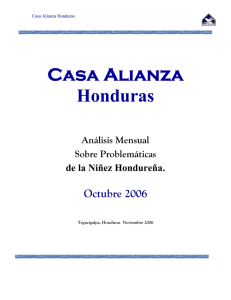 Casa Alianza Honduras