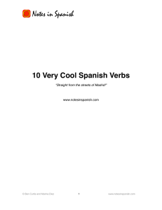 10 Cool Spanish Verbs