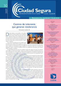 2009 Centros de tolerancia que generan intolerancia