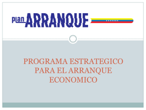 PROGRAMA ESTRATEGICO PARA EL ARRANQUE ECONOMICO