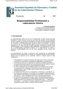 Responsabilidad profesional