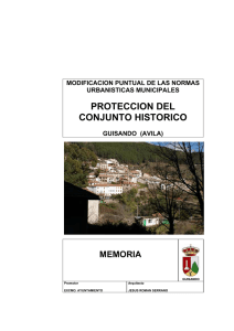 PROTECCION DEL CONJUNTO HISTORICO