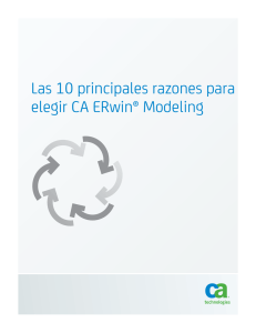 Las 10 principales razones para elegir CA ERwin® Modeling