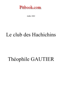 Le club des Hachichins Théophile GAUTIER