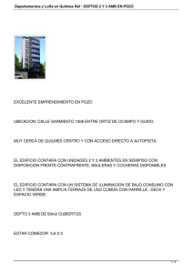 Departamentos y Lofts en Quilmes Ref : DEPTOS 2 Y 3 AMB EN POZO