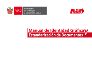 Manual de Identidad Gráfica Estandarización de Documentos
