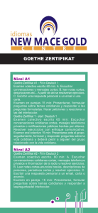 ALEMÁN Goethe-Zertifikat A1