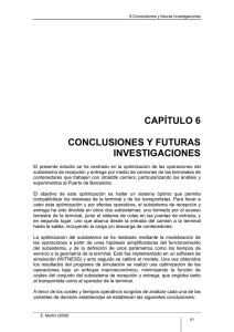 CAPÍTULO 6 CONCLUSIONES Y FUTURAS INVESTIGACIONES