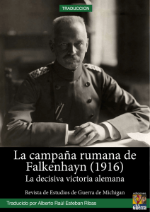 La campaña rumana de Falkenhayn (1916)