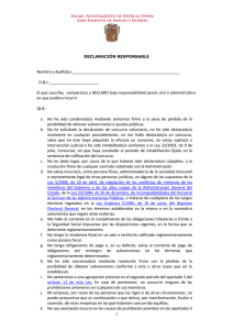 DECLARACION RESPONSABLE ART 13 LGS 2014
