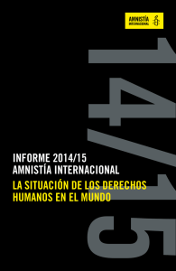Amnesty International Report 2014/15 Spanish language edition