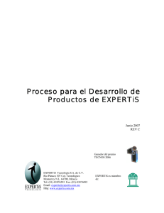 Proceso para el Desarrollo de Productos de EXPERTiS Productos