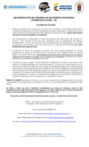 Mayor información - Universidad de Pamplona