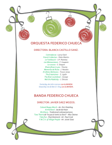 Programa Concierto Orquesta y Banda. EMM Federico Chueca