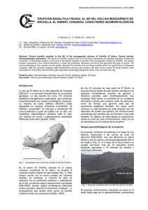 Erupcion fisural en Orchilla (El Hierro)
