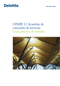CINIIF 12 Acuerdos de concesión de servicios Guía