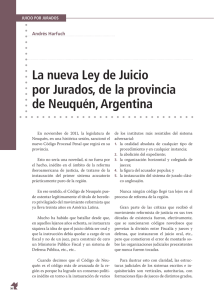 La nueva Ley de Juicio por Jurados, de la provincia de Neuquén