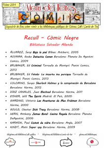 Recull – Còmic Negre - Biblioteques de Girona