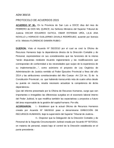ADM 360/15 PROTOCOLO DE ACUERDOS 2015