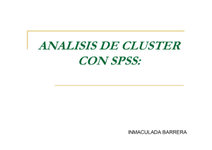 ANALISIS DE CLUSTER CON SPSS:
