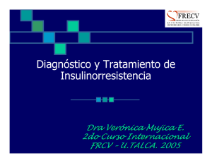 Diagnóstico y Tratamiento de Insulinorresistencia