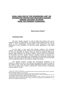 legal analysis of the framework law1 on integrated protection