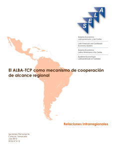 El ALBA-TCP como mecanismo de cooperación de alcance regional