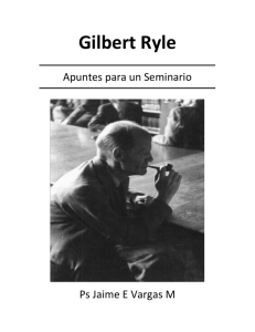 Gilbert Ryle - Conductitlan