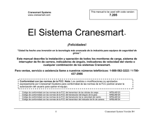 Manual Universal - Cranesmart Systems