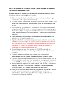 Protocolo Académico - Gimnasio Cristiano de Cundinamarca