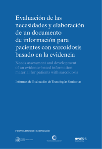 Evaluación de las necesidades y elaboración de un documento de