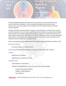 El Centro de Meditación Sidharta de Valparaíso los invita a