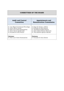 COMMITTEES OF THE BOARD Audit and Control Committee