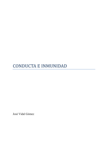 conducta e inmunidad