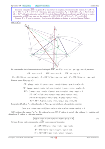 (2315-405) Dados un triángulo ABC, un punto W y una