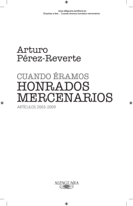 honrados merCenarios - Arturo Pérez