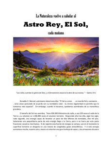 Astro Rey, El Sol - Archivo Celestial