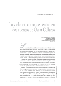 La violencia como eje central en dos cuentos de Óscar Collazos