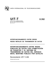 UIT-T Rec. X.352 (11/88) Interfuncionamiento entre redes