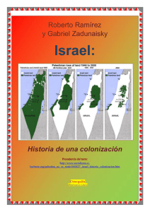 Israel. Historia de una colonización
