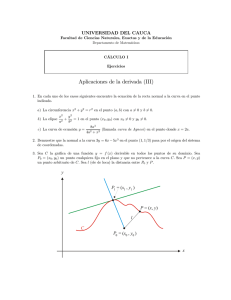 Aplicaciones de la derivada (III)