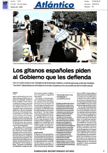 Los gitanos españoles piden al Gobierno que les defienda