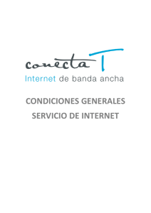 condiciones generales internet - Conecta-t