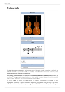Violonchelo - Agrupacion Musical Benicalap