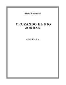 CRUZANDO EL RIO JORDAN