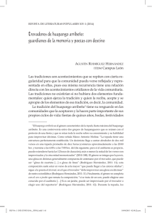 trovadores de huapango arribeño - Revista de Literaturas Populares
